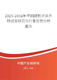 2024-2030年中國磁性開關市場調查研究與行業(yè)前景分析報告