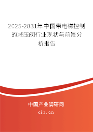 2025-2031年中國帶電磁控制的減壓閥行業(yè)現(xiàn)狀與前景分析報(bào)告