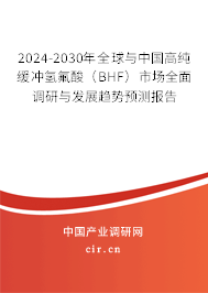 2024-2030年全球與中國高純緩沖氫氟酸（BHF）市場全面調(diào)研與發(fā)展趨勢預測報告