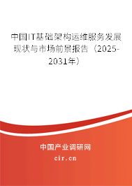 中國IT基礎(chǔ)架構(gòu)運(yùn)維服務(wù)發(fā)展現(xiàn)狀與市場前景報(bào)告（2025-2031年）