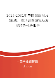 2025-2031年中國(guó)聚酯切片（瓶級(jí)）市場(chǎng)調(diào)查研究及發(fā)展趨勢(shì)分析報(bào)告