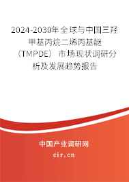 2024-2030年全球與中國三羥甲基丙烷二烯丙基醚（TMPDE）市場現狀調研分析及發(fā)展趨勢報告