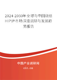 2024-2030年全球與中國燒結(jié)HIP爐市場深度調(diào)研與發(fā)展趨勢報告