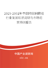 2025-2031年中國(guó)物聯(lián)網(wǎng)模組行業(yè)發(fā)展現(xiàn)狀調(diào)研與市場(chǎng)前景預(yù)測(cè)報(bào)告