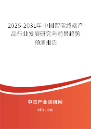 2025-2031年中國(guó)智能終端產(chǎn)品行業(yè)發(fā)展研究與前景趨勢(shì)預(yù)測(cè)報(bào)告