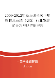 2009-2012年新經(jīng)濟(jì)形勢(shì)下地理信息系統(tǒng)（GIS）行業(yè)發(fā)展前景及戰(zhàn)略咨詢報(bào)告
