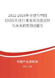 2022-2028年全球與中國GNSS天線行業(yè)發(fā)展深度調(diào)研與未來趨勢預(yù)測報(bào)告