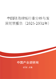 中國(guó)硅海綿板行業(yè)分析與發(fā)展前景報(bào)告（2025-2031年）