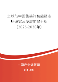全球與中國(guó)集裝箱智能鎖市場(chǎng)研究及發(fā)展前景分析（2025-2030年）
