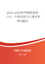 2025-2031年中國聚氨酯（PU）市場調(diào)研與行業(yè)前景預(yù)測報告
