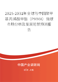 2025-2031年全球與中國(guó)聚甲基丙烯酸甲酯（PMMA）微球市場(chǎng)分析及發(fā)展前景預(yù)測(cè)報(bào)告