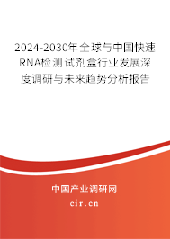 2024-2030年全球與中國快速RNA檢測試劑盒行業(yè)發(fā)展深度調研與未來趨勢分析報告