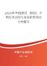 2025年中國(guó)腮紅（胭脂）市場(chǎng)現(xiàn)狀調(diào)研與發(fā)展趨勢(shì)預(yù)測(cè)分析報(bào)告