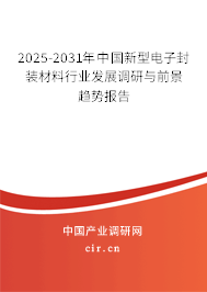 2025-2031年中國新型電子封裝材料行業(yè)發(fā)展調(diào)研與前景趨勢報告