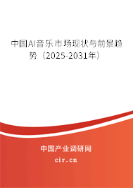中國AI音樂市場現(xiàn)狀與前景趨勢（2025-2031年）