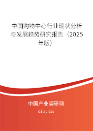 中國購物中心行業(yè)現(xiàn)狀分析與發(fā)展趨勢研究報告（2025年版）