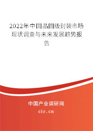 2022年中國(guó)晶圓級(jí)封裝市場(chǎng)現(xiàn)狀調(diào)查與未來發(fā)展趨勢(shì)報(bào)告
