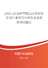 2025-2031年中國LED微型投影機行業(yè)研究分析及發(fā)展趨勢預(yù)測報告