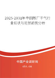 2025-2031年中國煉廠干氣行業(yè)現(xiàn)狀與前景趨勢分析