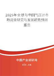 2025年全球與中國氣壓計(jì)市場調(diào)查研究與發(fā)展趨勢預(yù)測報(bào)告