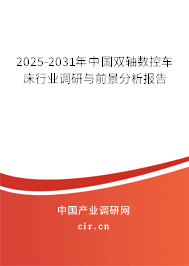 2025-2031年中國雙軸數(shù)控車床行業(yè)調(diào)研與前景分析報告