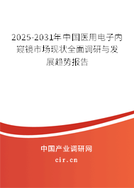 2025-2031年中國醫(yī)用電子內(nèi)窺鏡市場現(xiàn)狀全面調(diào)研與發(fā)展趨勢報(bào)告