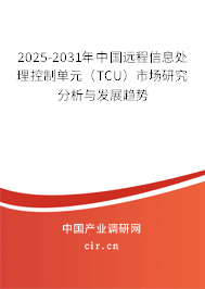 2025-2031年中國遠程信息處理控制單元（TCU）市場研究分析與發(fā)展趨勢