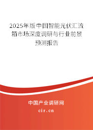 2024年版中國(guó)智能光伏匯流箱市場(chǎng)深度調(diào)研與行業(yè)前景預(yù)測(cè)報(bào)告