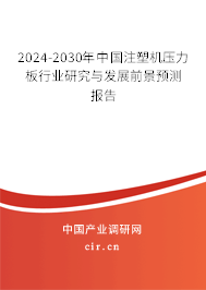 2024-2030年中國注塑機(jī)壓力板行業(yè)研究與發(fā)展前景預(yù)測報(bào)告