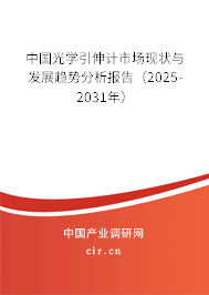 中國光學(xué)引伸計市場現(xiàn)狀與發(fā)展趨勢分析報告（2025-2031年）
