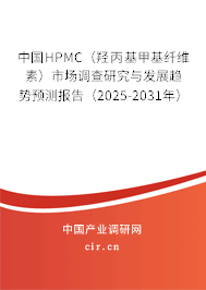 中國HPMC（羥丙基甲基纖維素）市場調(diào)查研究與發(fā)展趨勢預(yù)測報告（2025-2031年）