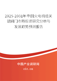 2025-2031年中國(guó)火電機(jī)組關(guān)鍵閥門市場(chǎng)現(xiàn)狀研究分析與發(fā)展趨勢(shì)預(yù)測(cè)報(bào)告