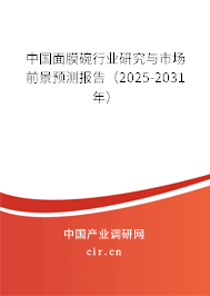 中國面膜碗行業(yè)研究與市場前景預測報告（2025-2031年）