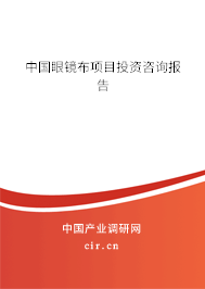 中國眼鏡布項(xiàng)目投資咨詢報(bào)告