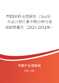 中國(guó)軟件運(yùn)營(yíng)服務(wù)（SaaS）與云計(jì)算行業(yè)市場(chǎng)分析與發(fā)展趨勢(shì)報(bào)告（2025-2031年）