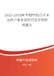 2025-2031年中國(guó)中低壓開(kāi)關(guān)元件行業(yè)發(fā)展研究及前景趨勢(shì)報(bào)告