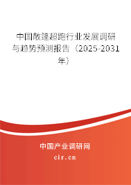 中國(guó)敞篷超跑行業(yè)發(fā)展調(diào)研與趨勢(shì)預(yù)測(cè)報(bào)告（2025-2031年）