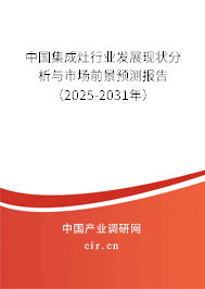 中國(guó)集成灶行業(yè)發(fā)展現(xiàn)狀分析與市場(chǎng)前景預(yù)測(cè)報(bào)告（2025-2031年）
