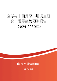 全球與中國井泵市場調(diào)查研究與發(fā)展趨勢預(yù)測報(bào)告（2024-2030年）