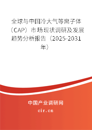全球與中國(guó)冷大氣等離子體（CAP）市場(chǎng)現(xiàn)狀調(diào)研及發(fā)展趨勢(shì)分析報(bào)告（2025-2031年）