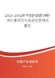 2025-2031年中國熱固性彈性體行業(yè)研究與發(fā)展前景預(yù)測報告