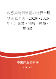 UV感染制御裝置の世界市場狀況と予測（2020～2026年）：企業(yè)·地域·種類·用途別