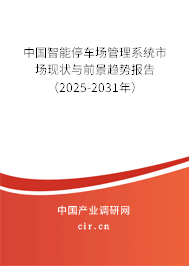 中國智能停車場管理系統(tǒng)市場現(xiàn)狀與前景趨勢報告（2025-2031年）