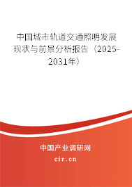 中國(guó)城市軌道交通照明發(fā)展現(xiàn)狀與前景分析報(bào)告（2025-2031年）