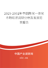 2025-2031年中國(guó)煉化一體化市場(chǎng)現(xiàn)狀調(diào)研分析及發(fā)展前景報(bào)告