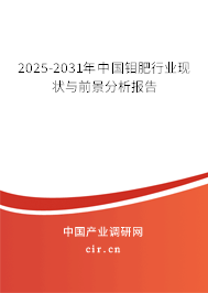 2025-2031年中國鉬肥行業(yè)現(xiàn)狀與前景分析報告