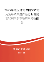 2025年版全球與中國(guó)SOC芯片及系統(tǒng)集成產(chǎn)品行業(yè)發(fā)展現(xiàn)狀調(diào)研及市場(chǎng)前景分析報(bào)告