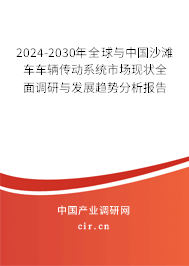 2024-2030年全球與中國沙灘車車輛傳動系統(tǒng)市場現(xiàn)狀全面調(diào)研與發(fā)展趨勢分析報告