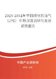 2025-2031年中國液化石油氣（LPG）市場深度調研與發(fā)展趨勢報告