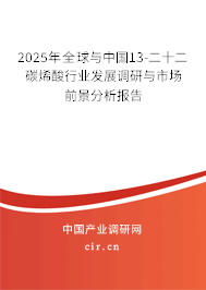 2025年全球與中國(guó)13-二十二碳烯酸行業(yè)發(fā)展調(diào)研與市場(chǎng)前景分析報(bào)告